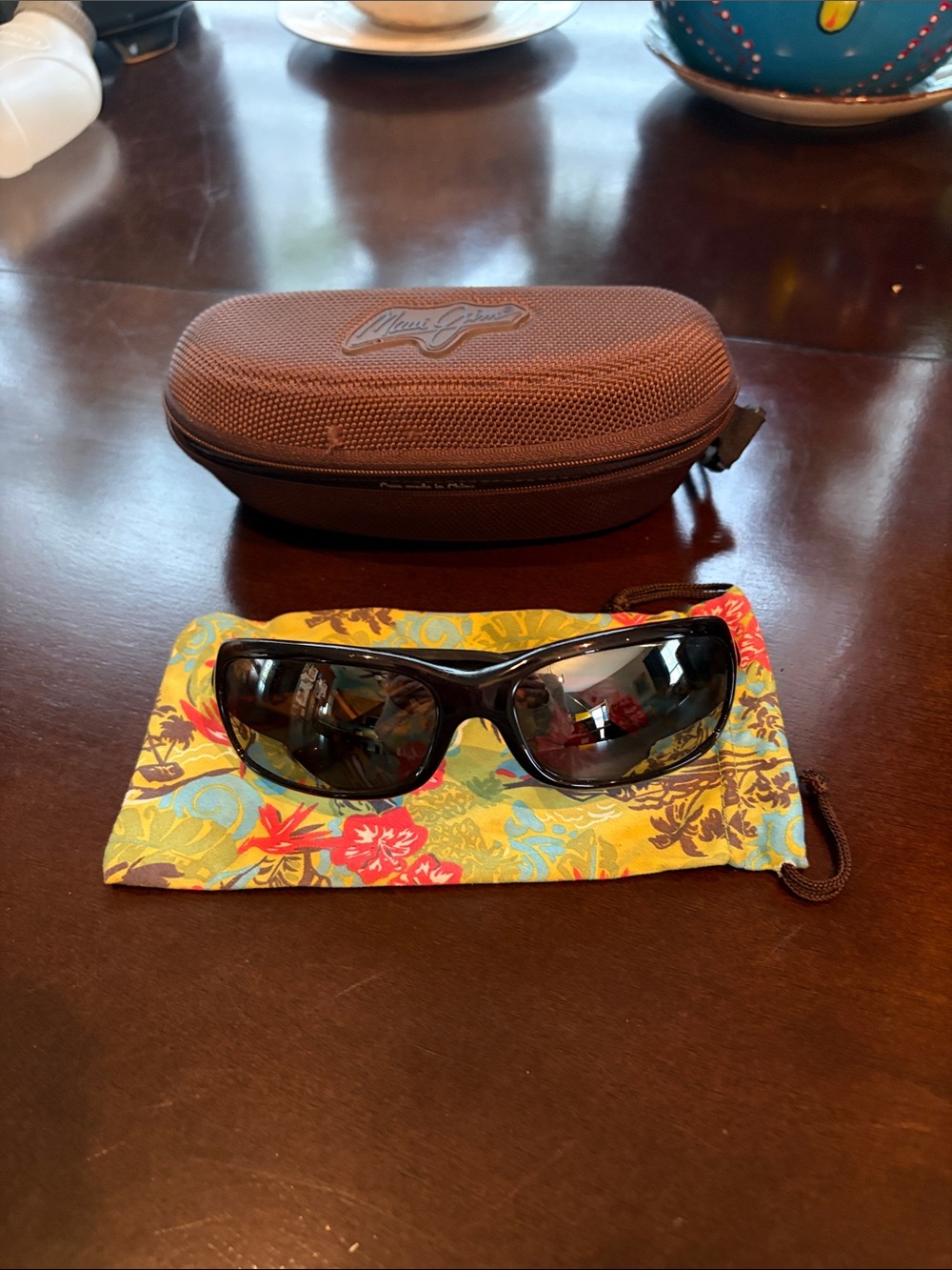 Maui Jim Men's Sunglasses - Black Frame with Dark Lenses